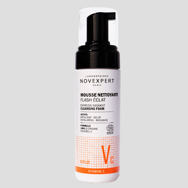 Mousse detergente viso Vitamina C Novexpert | Flash éclat mousse nettoyante Vitamin C