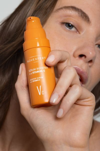 NOVEXPERT | Sérum Booster Vitamina C 30% | Siero Illuminante Anti-Età e Anti-Macchia
